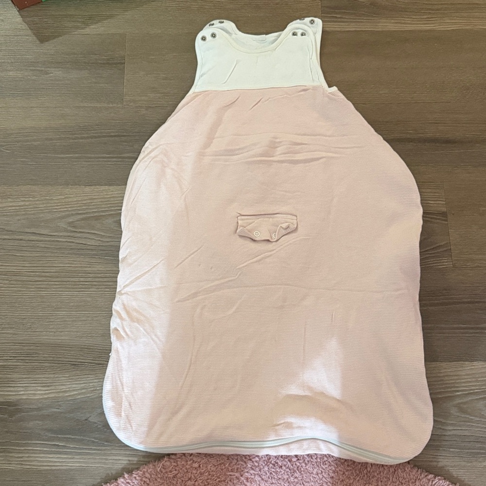 Mori Clever Year Round Sleep Sack 1.5 TOG pink stripes - 2m-2T